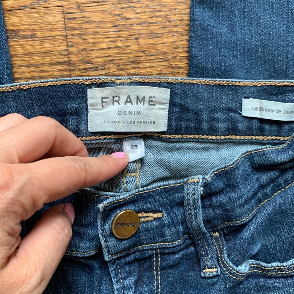 Frame denim Le skinny de jeanne in Dame - Picture 3 of 7
